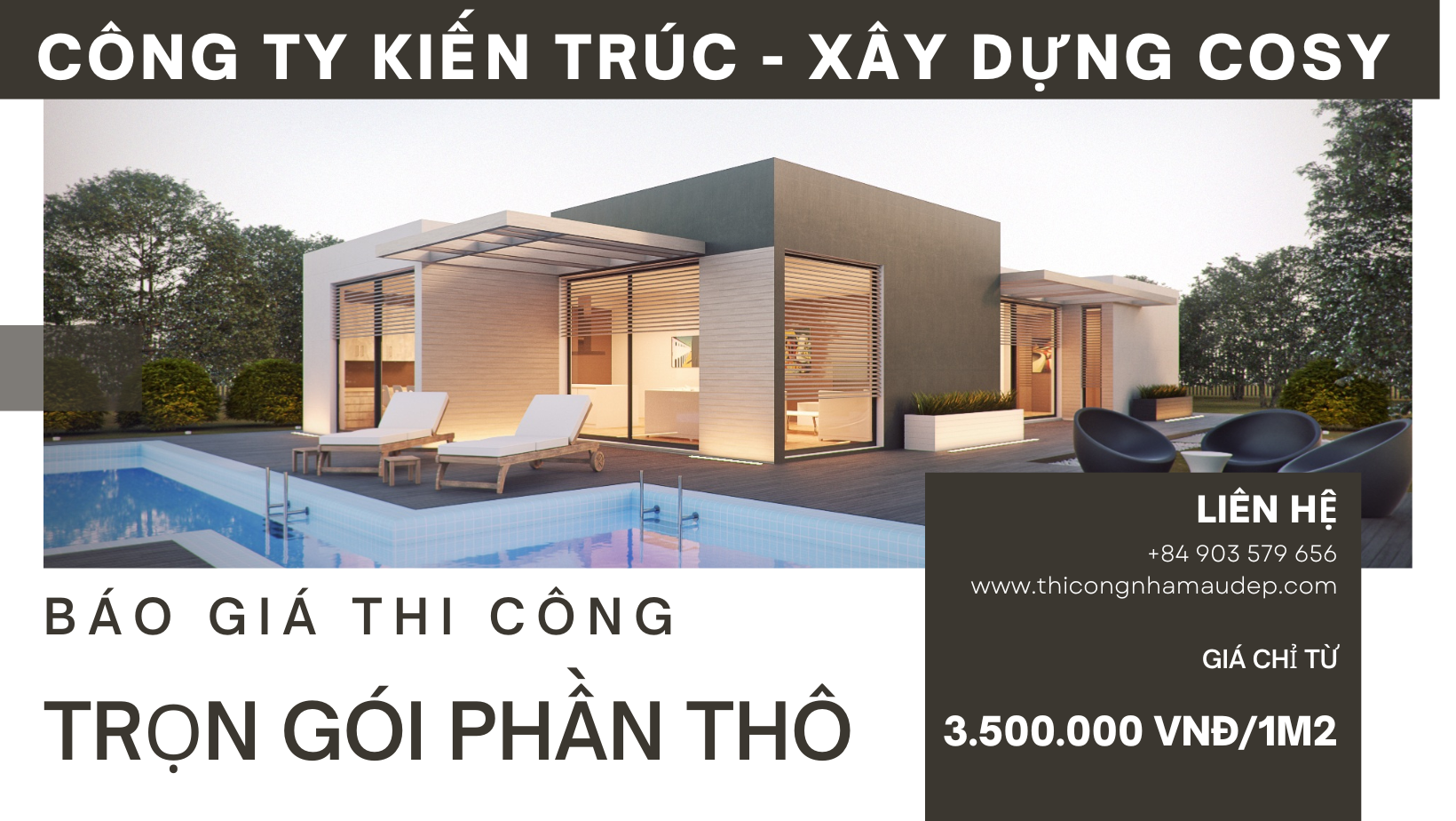 Giá thi công xây nhà phần thô tại Đà Nẵng