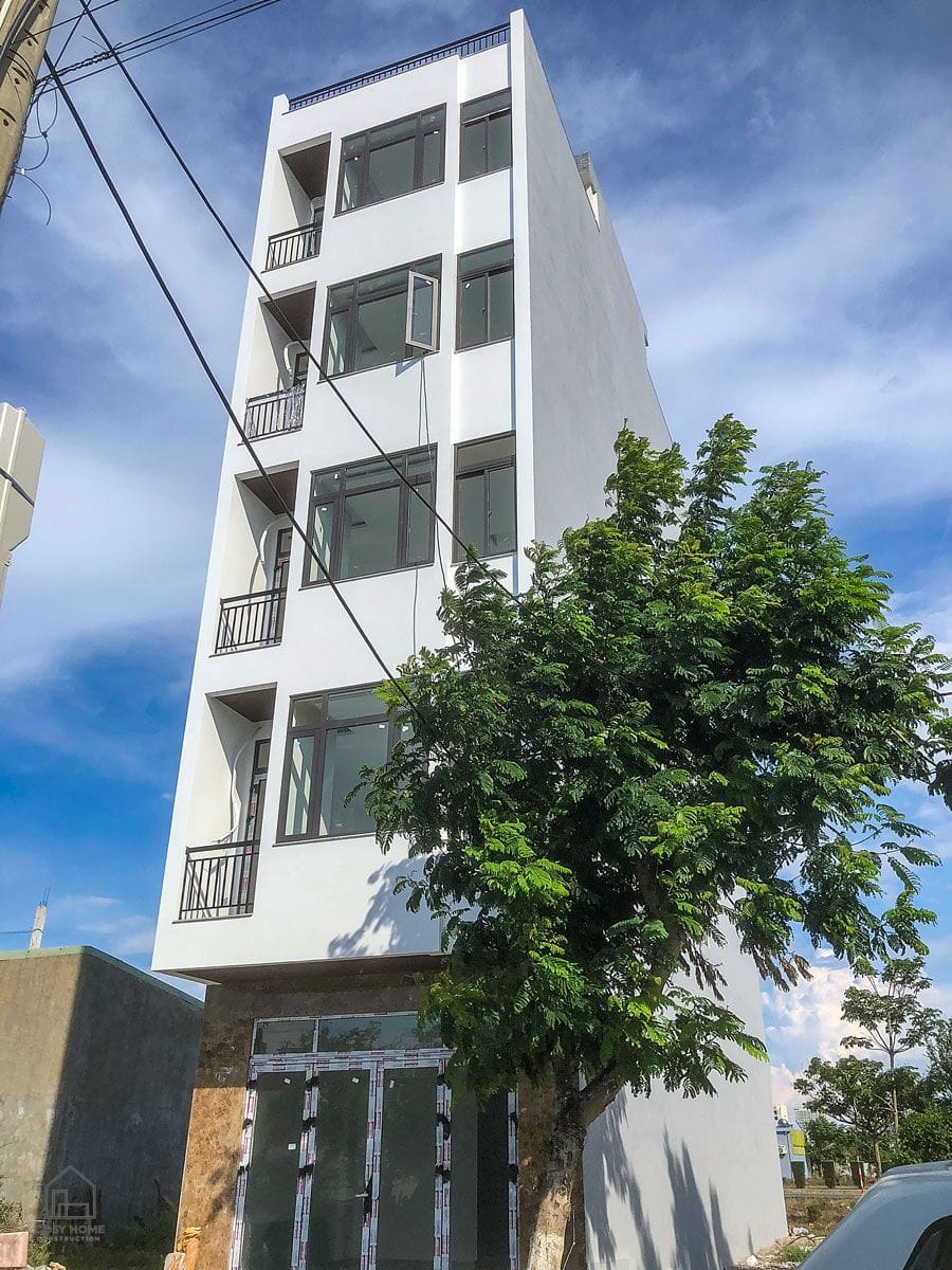 thi công hoàn thiện căn hộ 6 tầng ở ngũ hành sơn