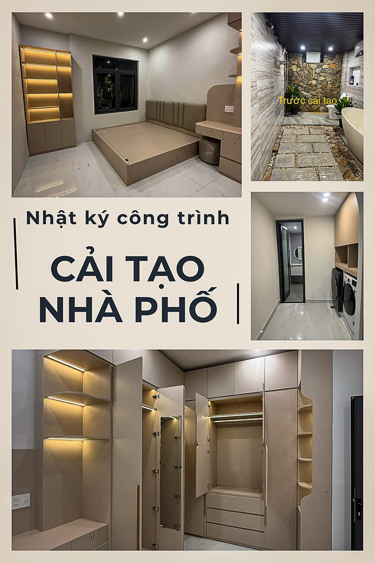 Thiết kế cải tạo công trình nhà phố 