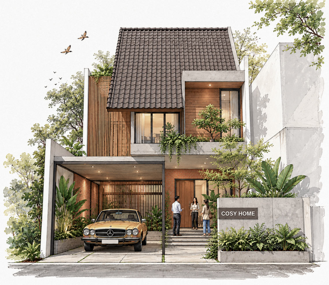 Đơn giá thiết kế nhà phố tại Đà Nẵng mới nhất - XÂY DỰNG COSY HOME